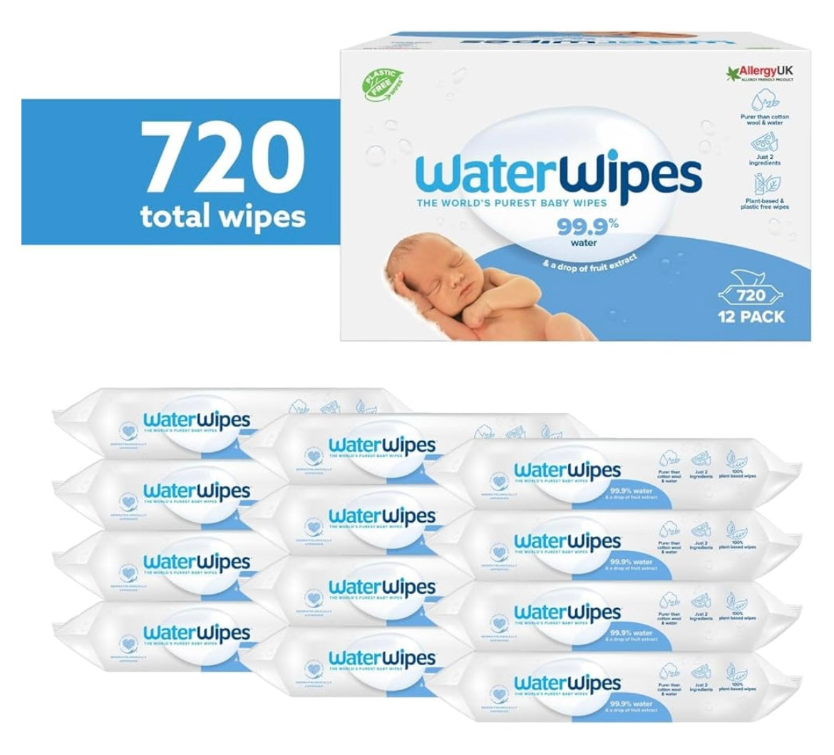 WaterWipes Plastic-Free Original Baby Wipes