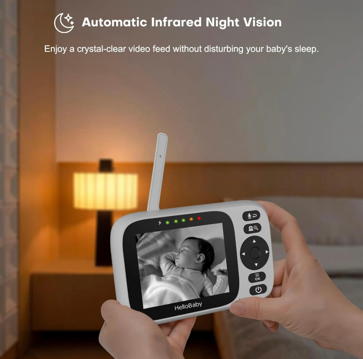 Video Baby Monitor with Camera and Audio