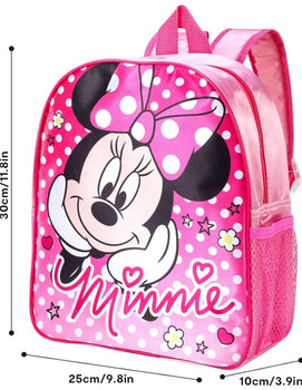 Minnie Mouse Premium Backpack for Kids featuring Dynamic Pink Design