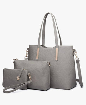 Miss Lulu Tote Bag Hangdbags for Women 3Pcs Ladies