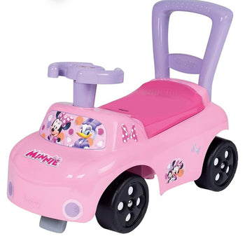 Porteur auto Minnie - Smoby - Fonction Trotteur - Volant Directionnel