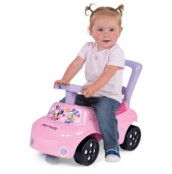 Porteur auto Minnie - Smoby - Fonction Trotteur - Volant Directionnel