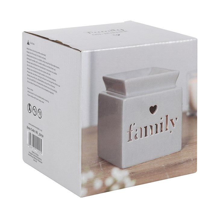 Grey Love.Home.Family Cut Out Oil Burners