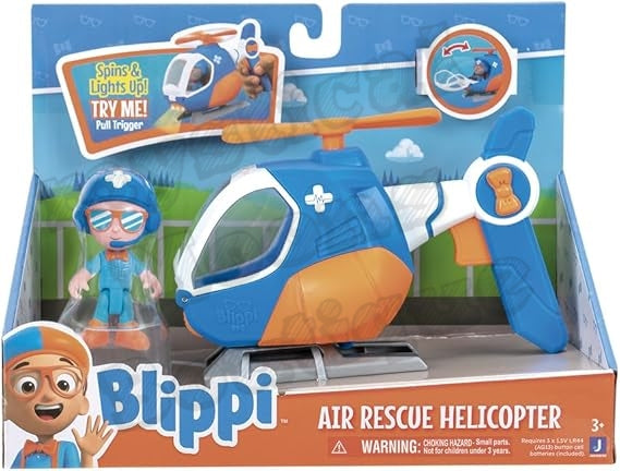 Blippi BLP0282 Helicopter, Multicoloured, Normal