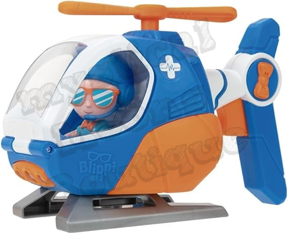 Blippi BLP0282 Helicopter, Multicoloured, Normal