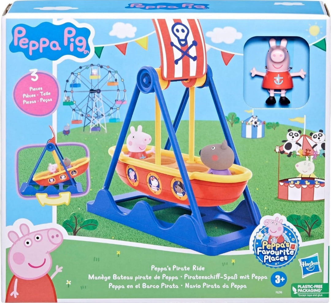 Peppa Pig Toys Peppa's Pirate Ride Playset with 2 Figures