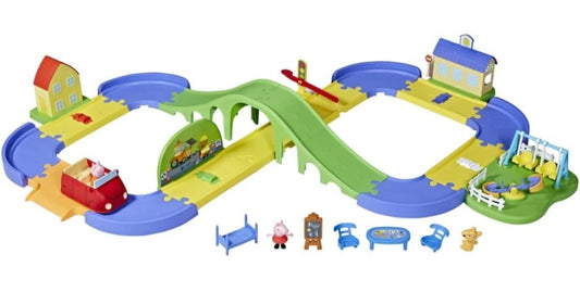 Peppa Pig All Around Peppa’s Town Set with Adjustable Track