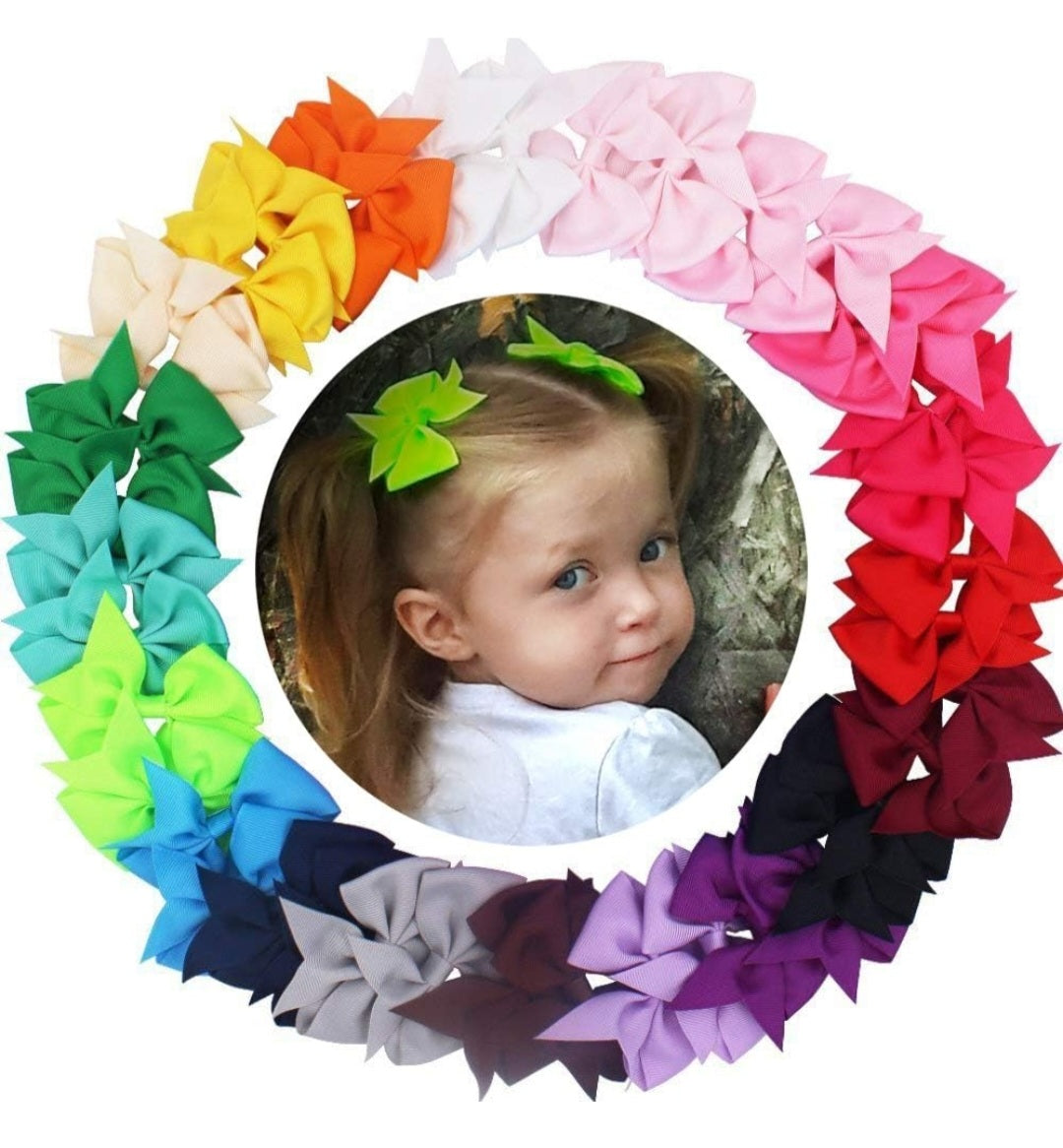 40 Pcs Hair Bows for Girls Hair Clips for Girls