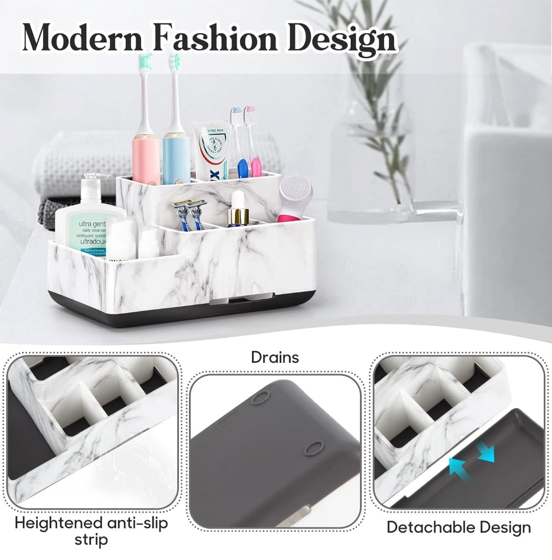 Toothbrush Holder,Bathroom Organizer Countertop