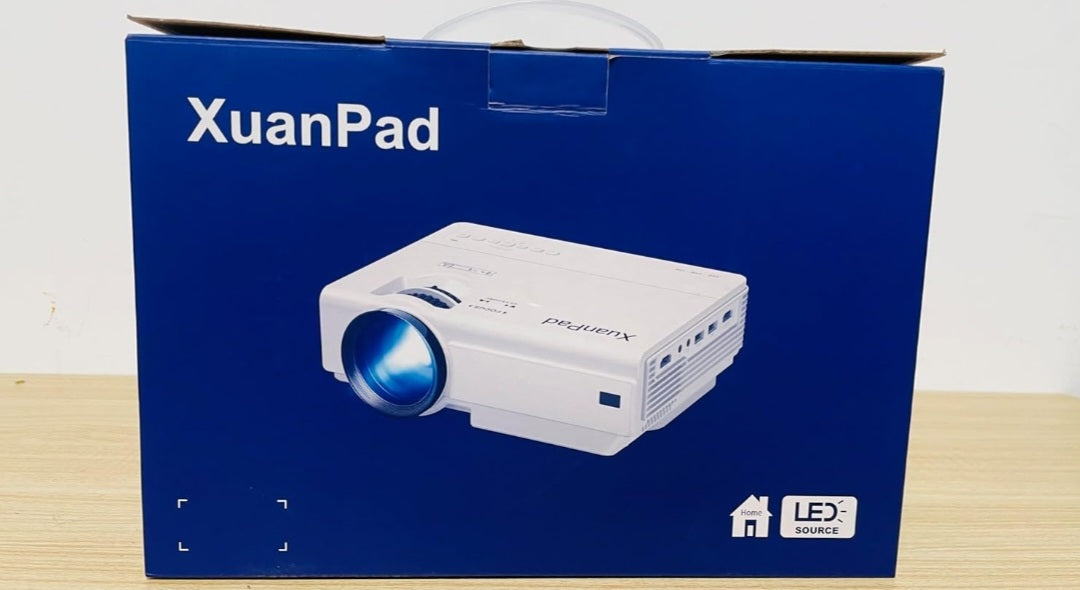 XuanPad Projector, 2024 Upgraded Mini Projector