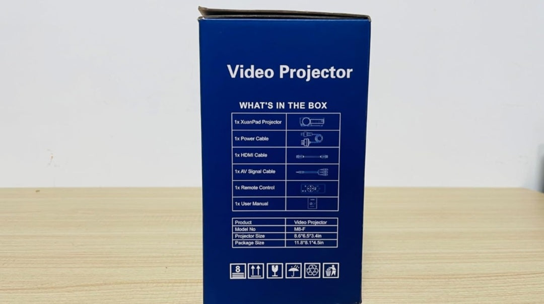 XuanPad Projector, 2024 Upgraded Mini Projector