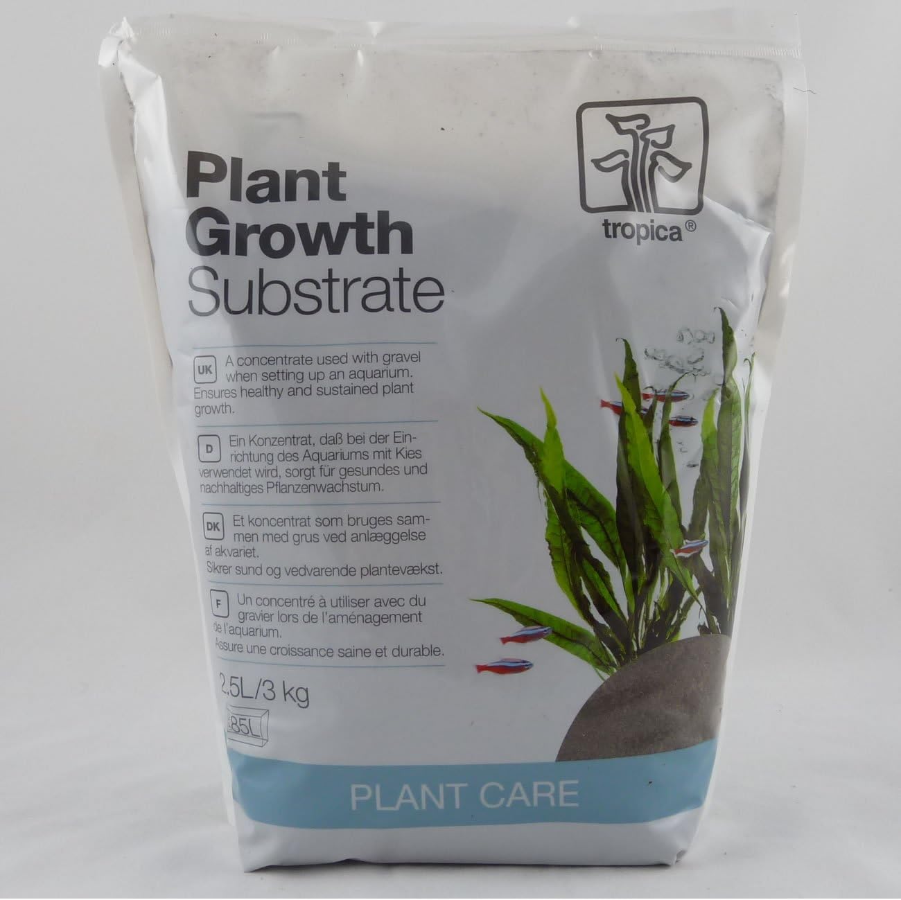 Tropica Plant Growth Aquarium Health Soil Substrate, 2.5 Litre