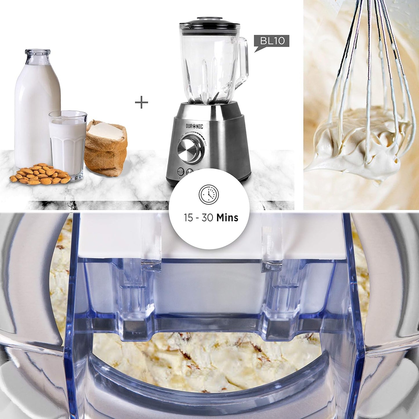 Chronic ice cream maker machine