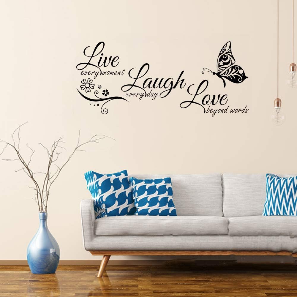 Live Laugh Love Wall Decal Stickers Art