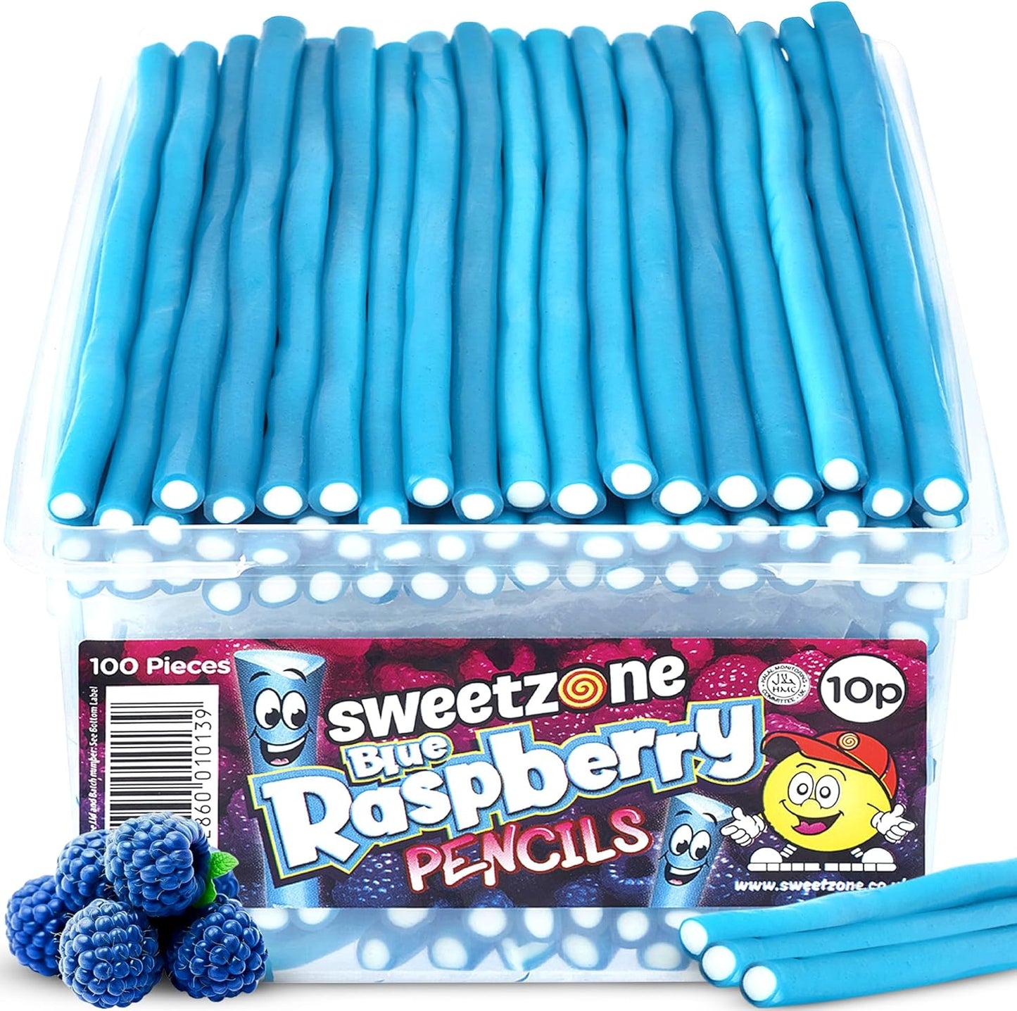 Pencils retro sweets tub