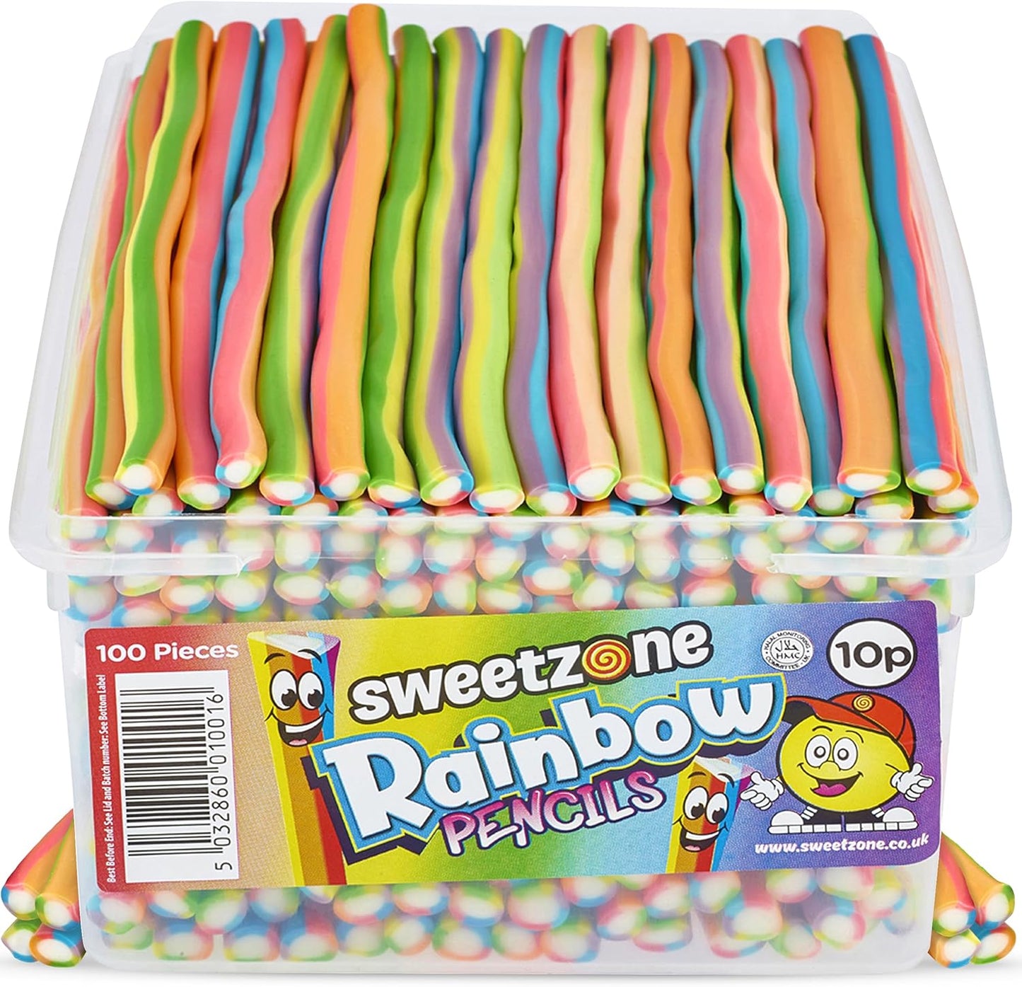 Pencils retro sweets tub