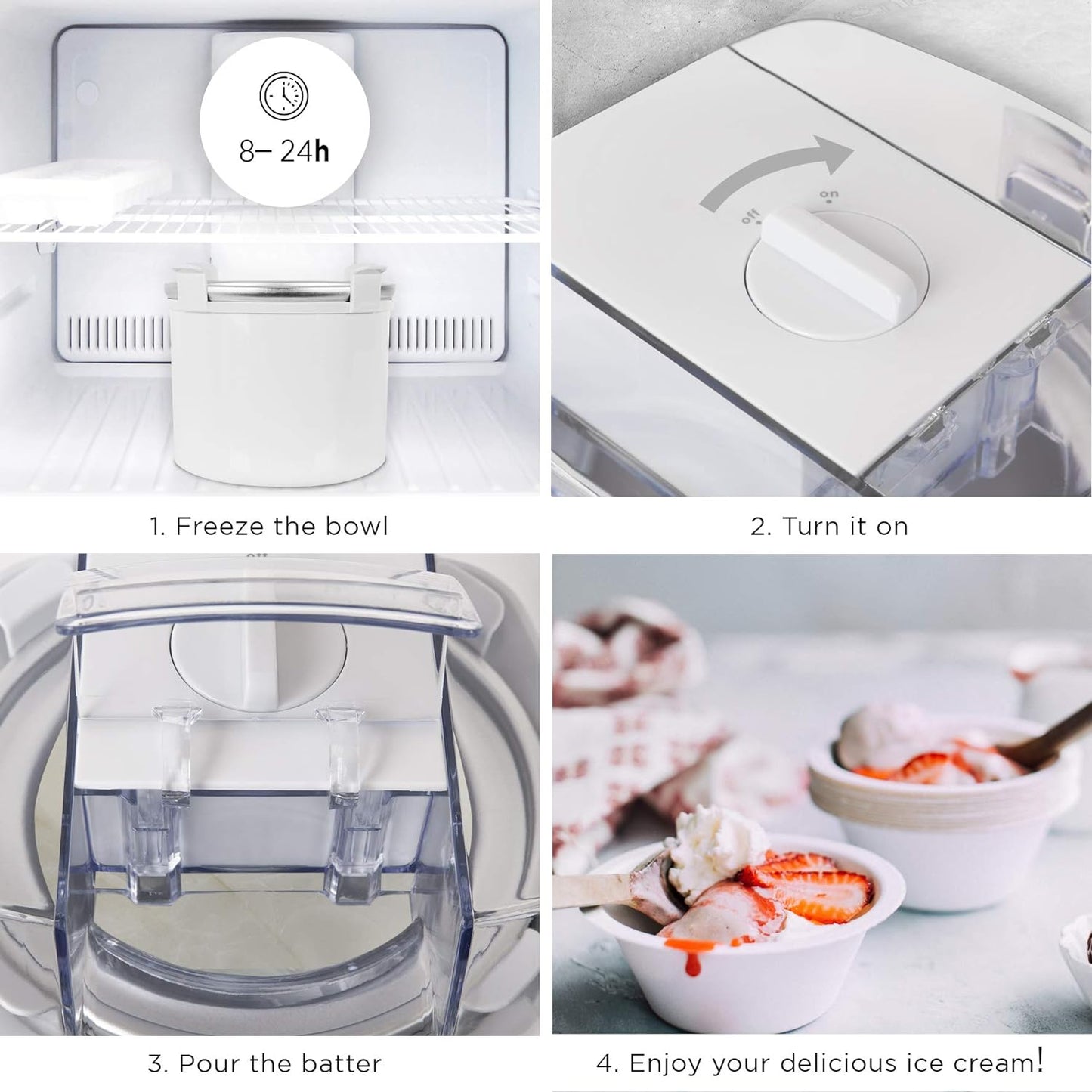 Chronic ice cream maker machine