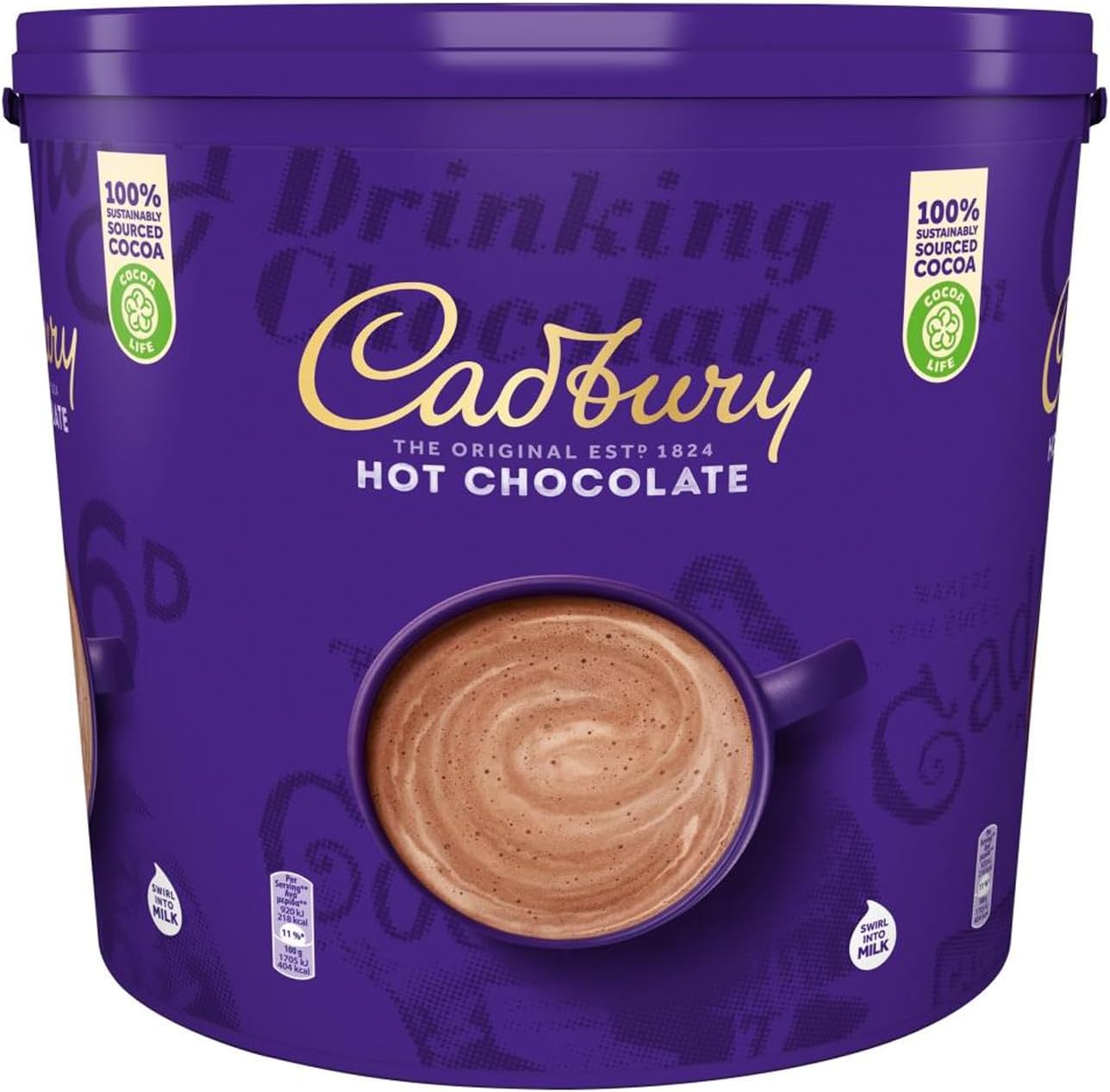 Cadbury Hot Chocolate, Premium Drinking Chocolate, 5kg