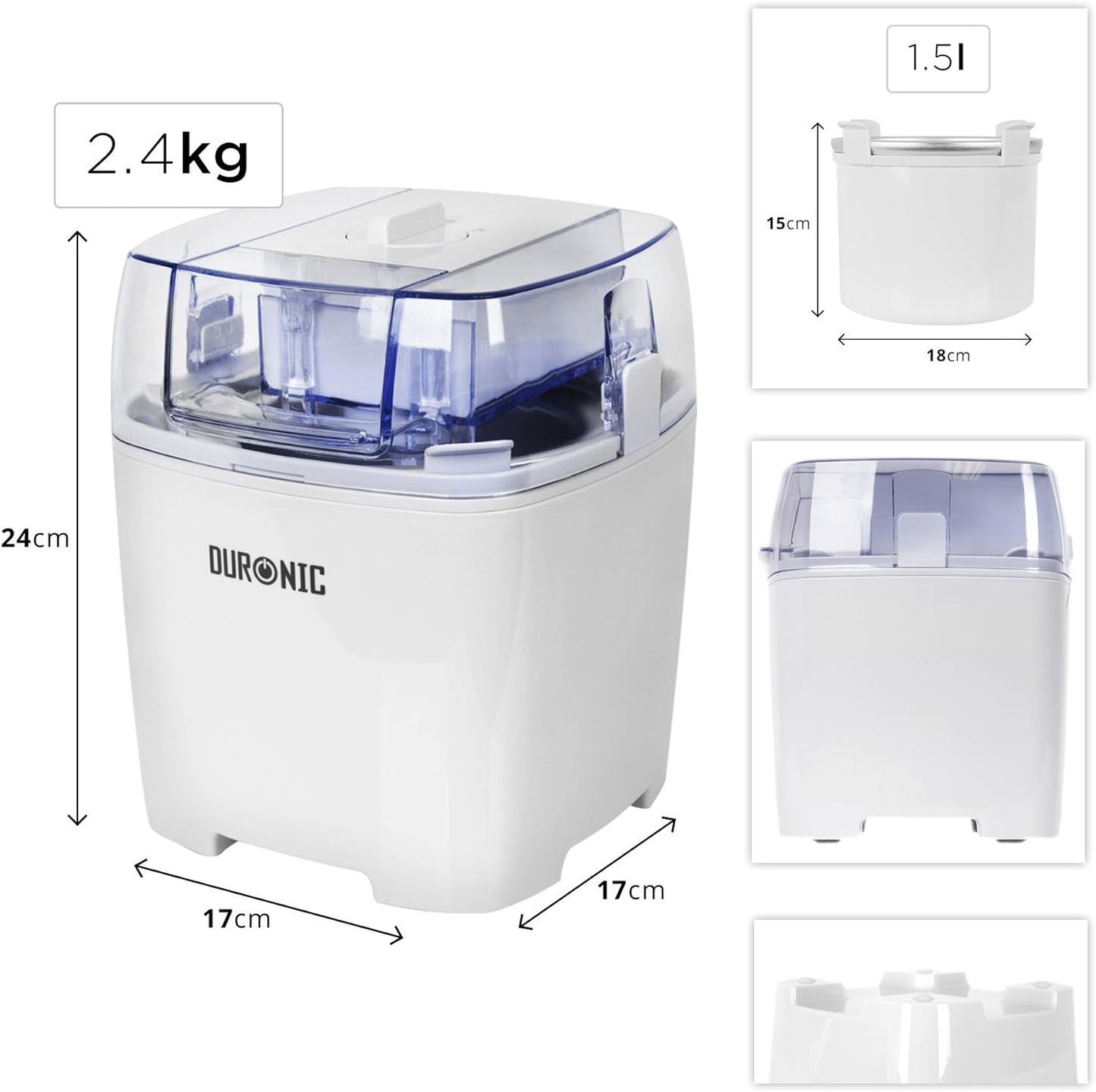 Chronic ice cream maker machine