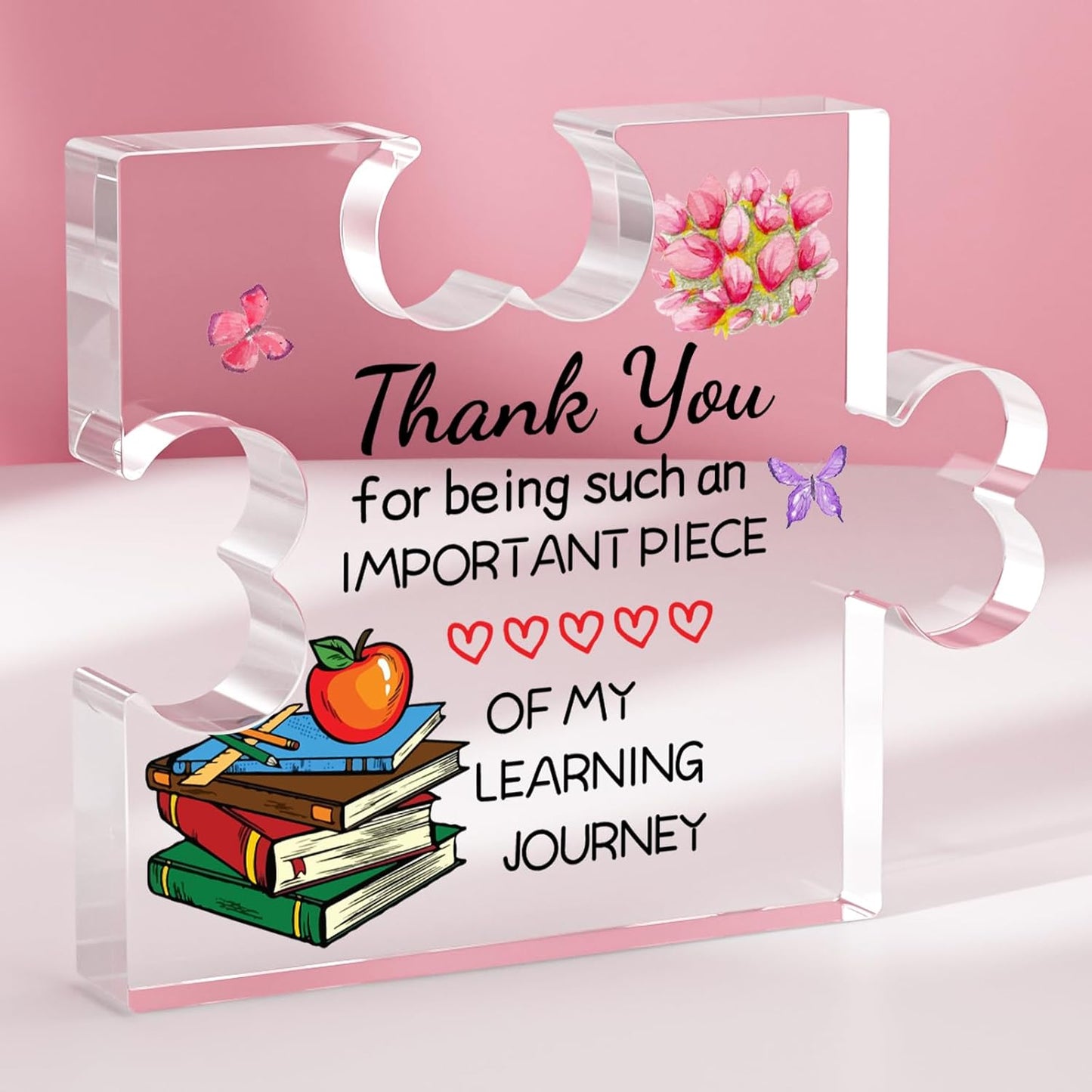 Engraved Acrylic Block Gifts for Teacher