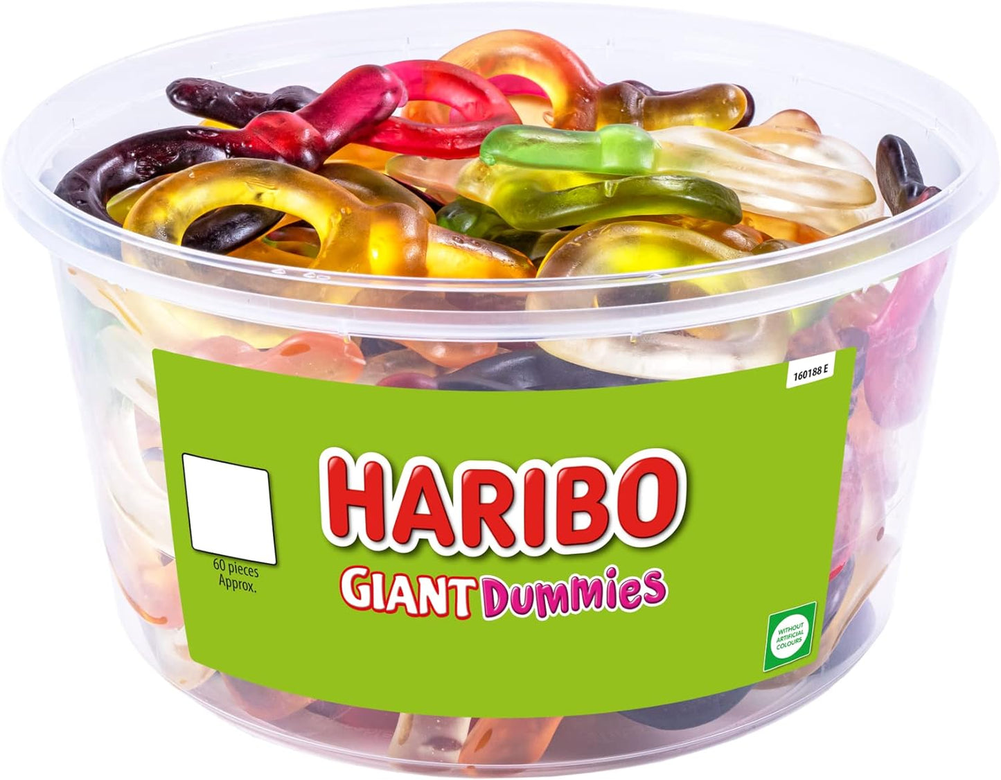 Giant Dummies x 60 Pieces Sweets Tub