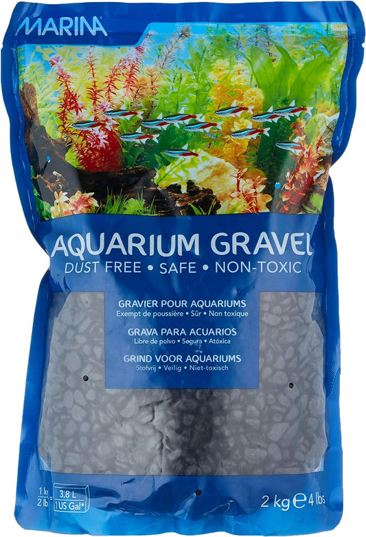 Marina Decorative Aquarium Gravel, 2 Kg, Black