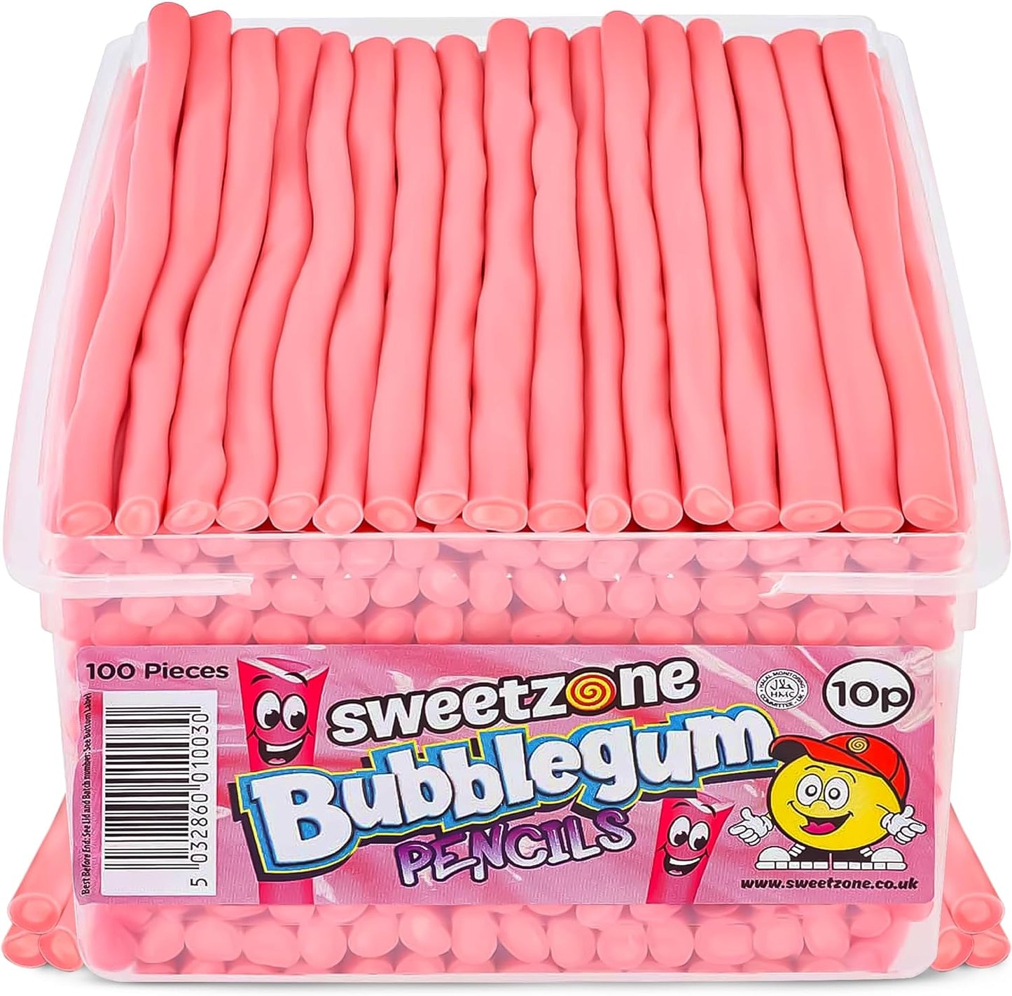 Pencils retro sweets tub