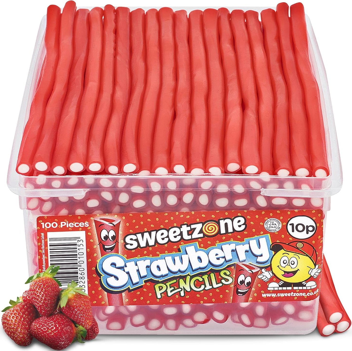 Pencils retro sweets tub