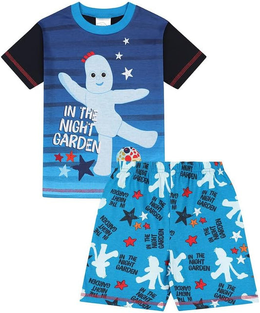 In the Night Garden Boys Iggle Piggle Short Blue Pyjama Set