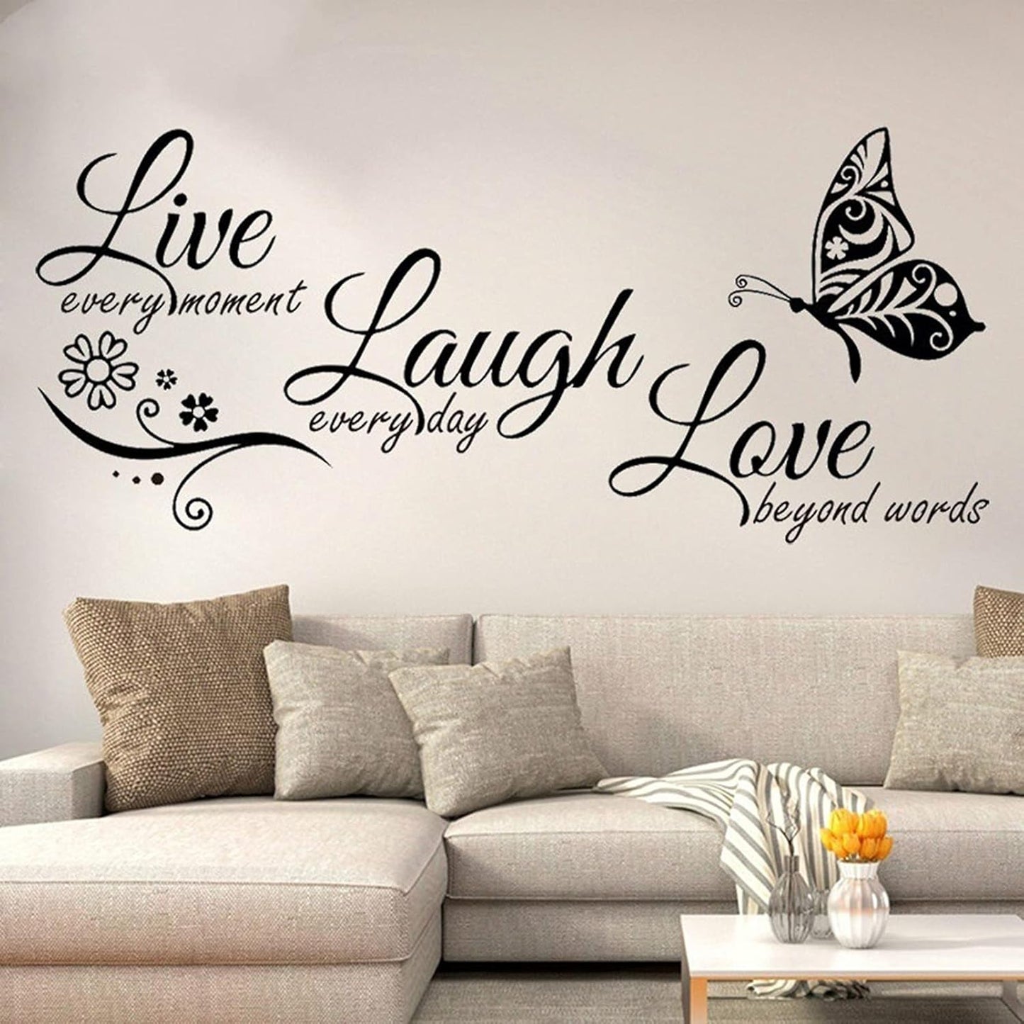 Live Laugh Love Wall Decal Stickers Art