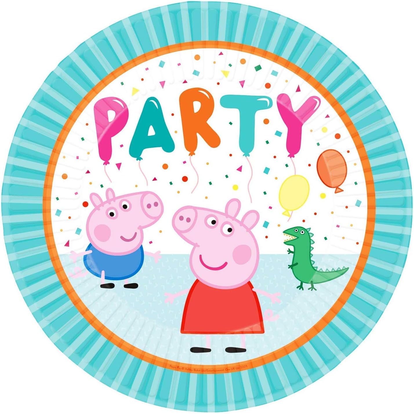 New Peppa Party Supplies Children's Birthday Party Kit Peppa Pig Tableware Decorations - Serves 16 Guests