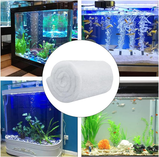 1 Pcs Aquarium Filter Sponge Biochemical Cotton Filter Foam Sponge Media Roll Pad for Aquarium Fish Tanks