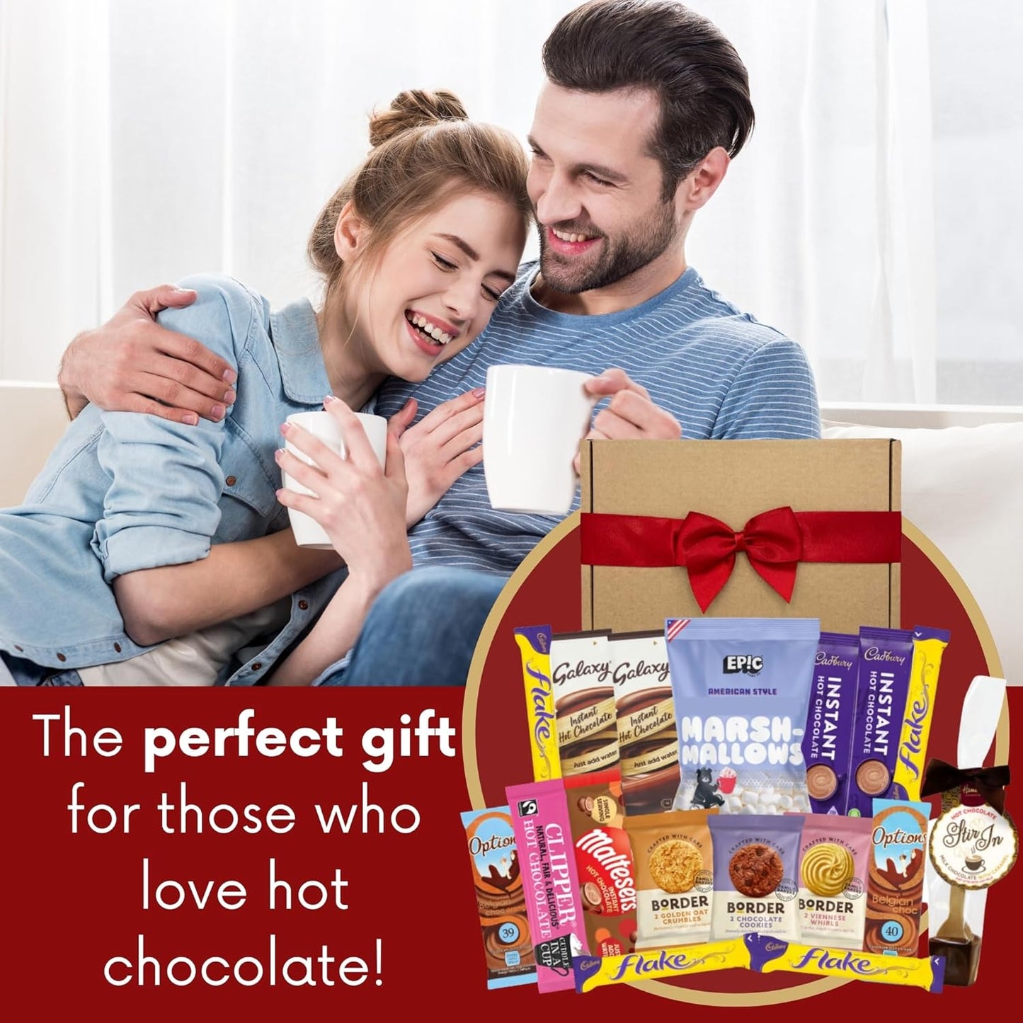 Hot Chocolate Gift Set with x8 Hot Chocolate Sachets