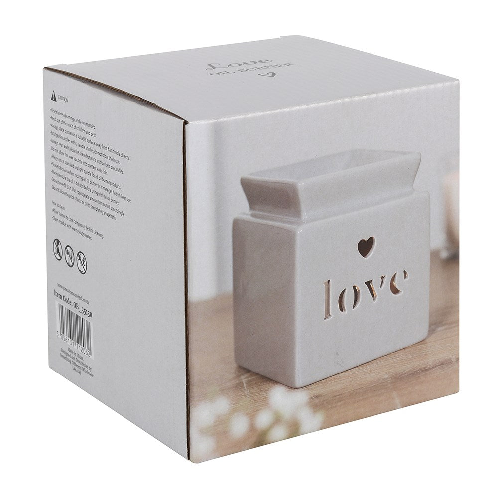 Grey Love.Home.Family Cut Out Oil Burners