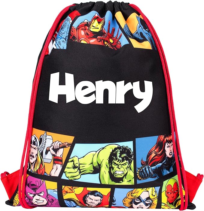 Personalised Drawstring Bag for Kids