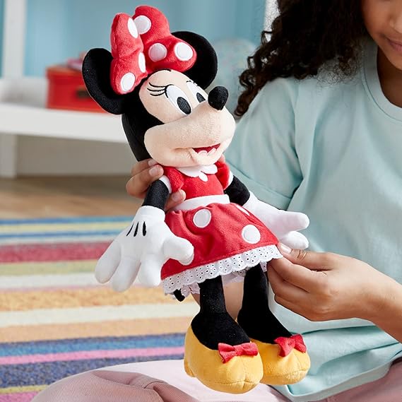 Disney Store Official Minnie Mouse Small Soft Plush Toy, 33cm/12”