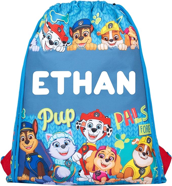 Personalised Drawstring Bag for Kids