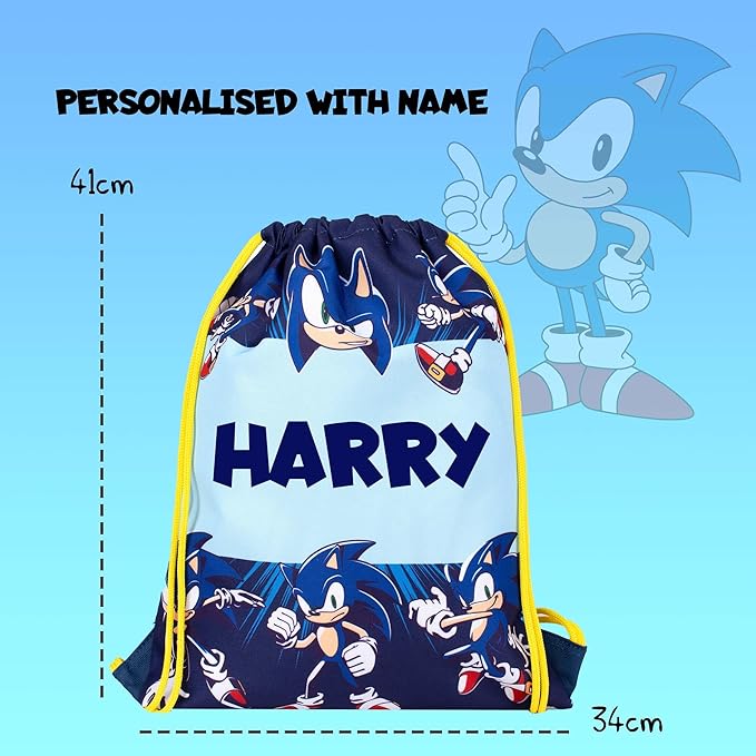 Personalised Drawstring Bag for Kids